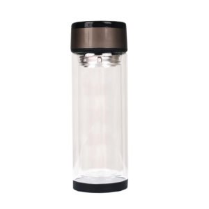 Double Wall Glass Drinking Bottle (FM4385)
