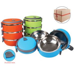 AD Drinkware & Container Series - Lunch Box (3 Tier) (FLB2007-II)