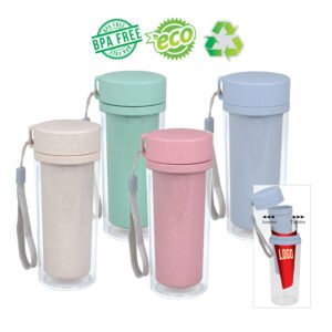 AD Drinkware & Container Series - Organic Wheat Fibre Double Wall Bottle (FM1830-II)